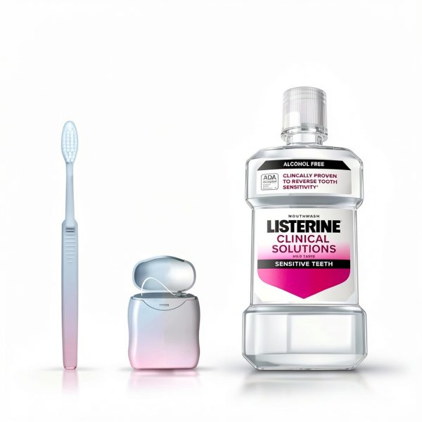 Listerine Clinical Solutions Sensitive Teeth Mouthwash 500ml Fresh-6