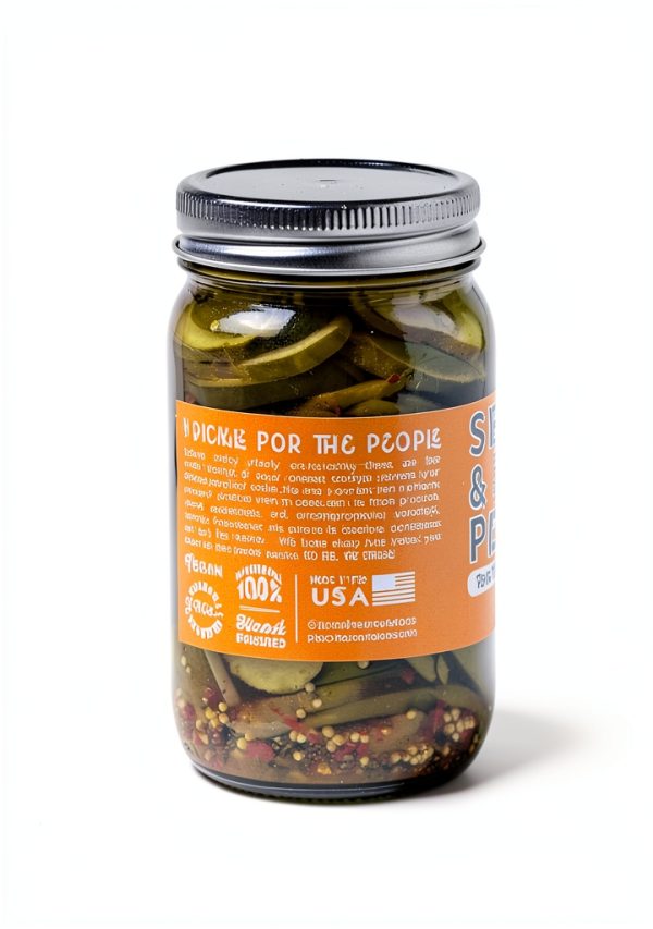Bread & Butter Sweet Pickles The People's Provisions 16 Fl Oz Pack of-4