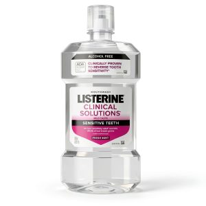 Listerine Clinical Solutions Sensitive Teeth Mouthwash 500ml Fresh-0