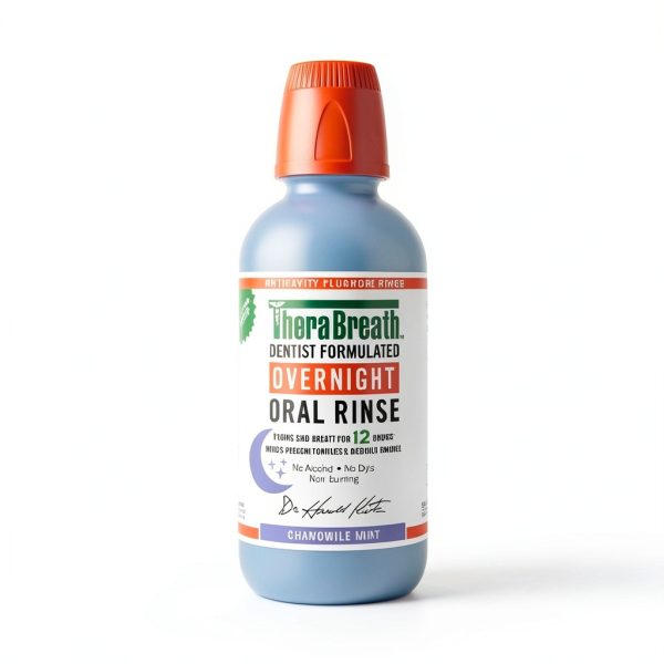 TheraBreath Overnight Mouthwash 16 fl oz Mint Alcohol-Free Two Pack-5