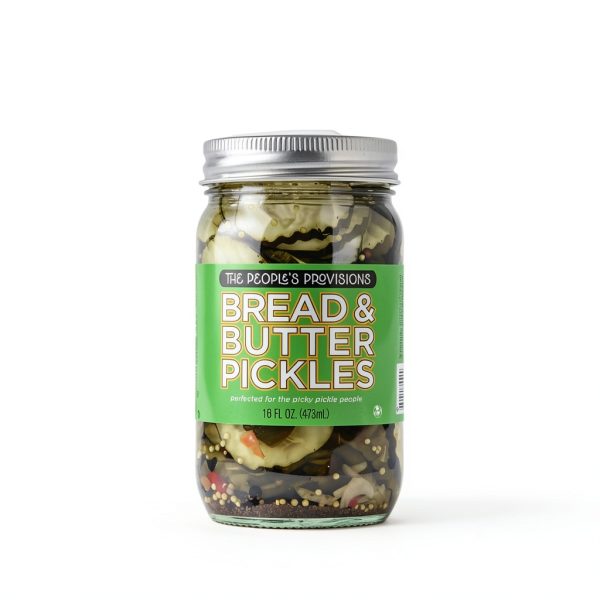 Bread & Butter Sweet Pickles The People's Provisions 16 Fl Oz Pack of-1