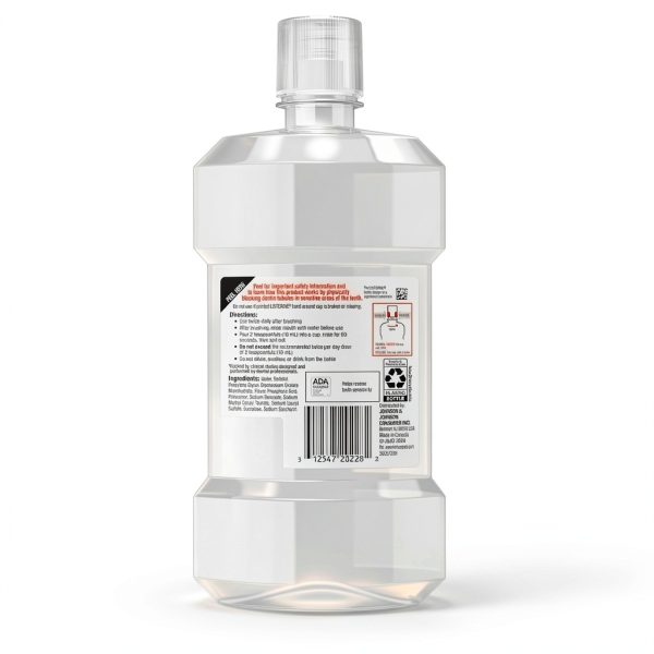 Listerine Clinical Solutions Sensitive Teeth Mouthwash 500ml Fresh-8