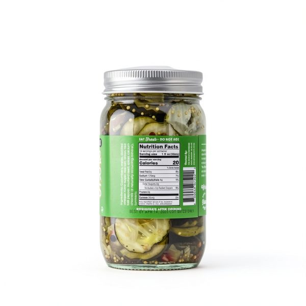 Bread & Butter Sweet Pickles The People's Provisions 16 Fl Oz Pack of-2