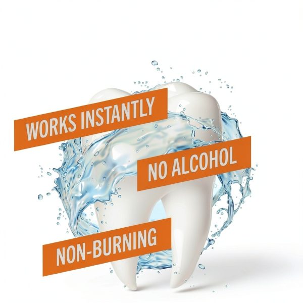 TheraBreath Fresh Breath Oral Rinse Icy Mint 1L Alcohol-Free ADA-2