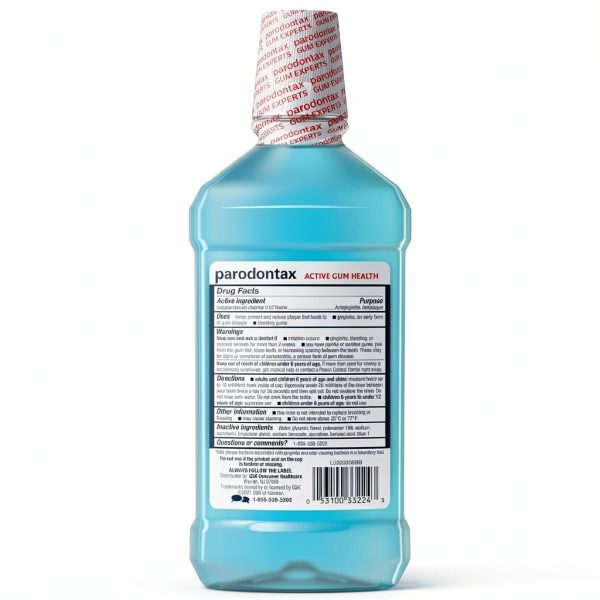 Parodontax Gum Health Mouthwash Mint Antiplaque 16.9 fl oz-11