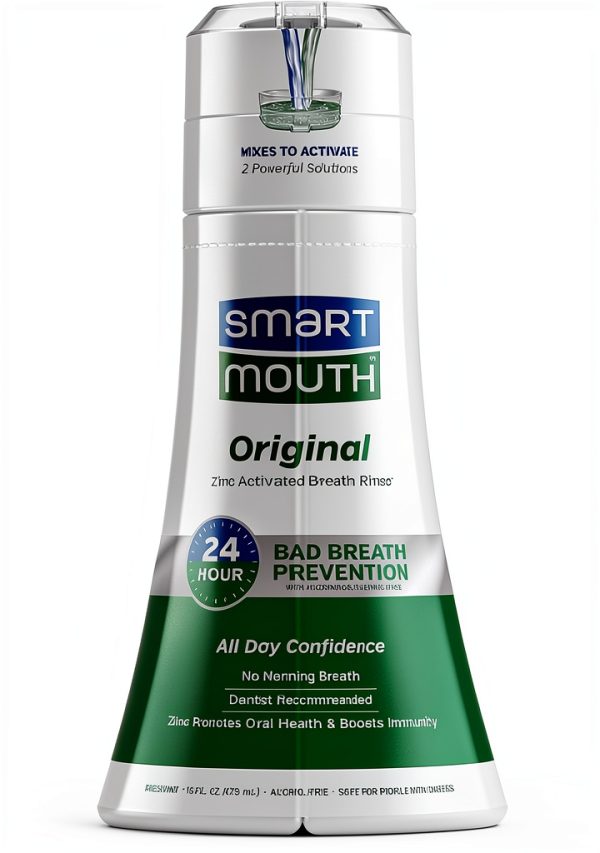 SmartMouth Original Mouthwash Fresh Mint Alcohol-Free 16 fl oz-3
