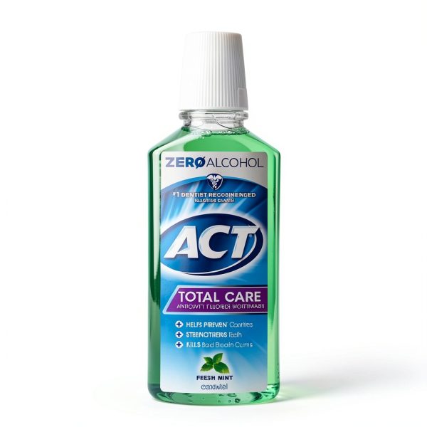 ACT Total Care Zero Alcohol Anticavity Fluoride Mouthwash 33.8 fl. oz. Fresh Mint-3