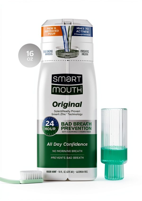 SmartMouth Original Mouthwash Fresh Mint Alcohol-Free 16 fl oz-4
