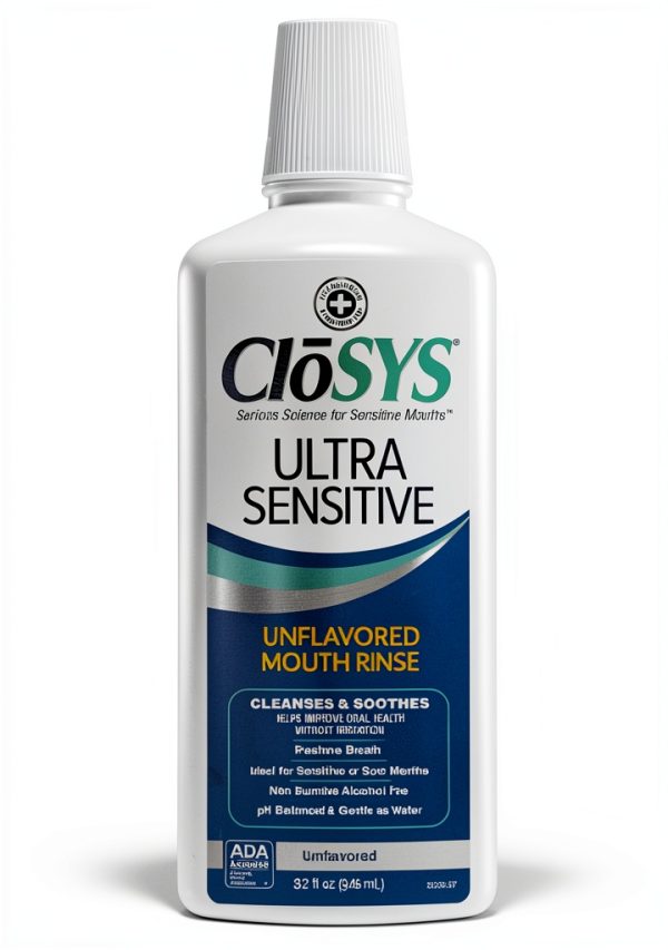 CloSYS Ultra Sensitive Mouthwash 32 Oz AlcoholFree-0