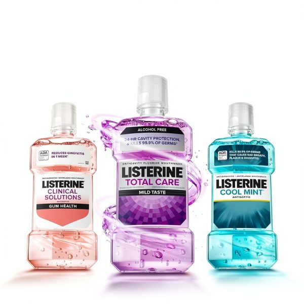 Listerine Zero Alcohol Mouthwash Cool Mint 3.2 fl oz Alcohol-Free Care-7