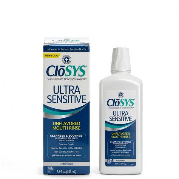CloSYS Ultra Sensitive Mouthwash 32 Oz AlcoholFree-2