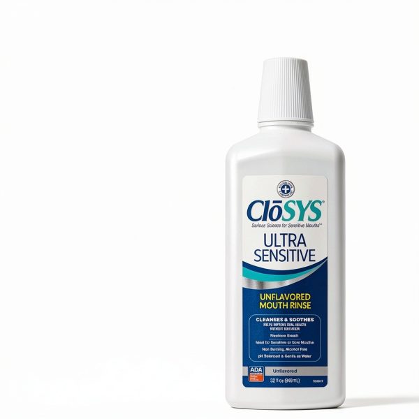 CloSYS Ultra Sensitive Mouthwash 32 Oz AlcoholFree-3