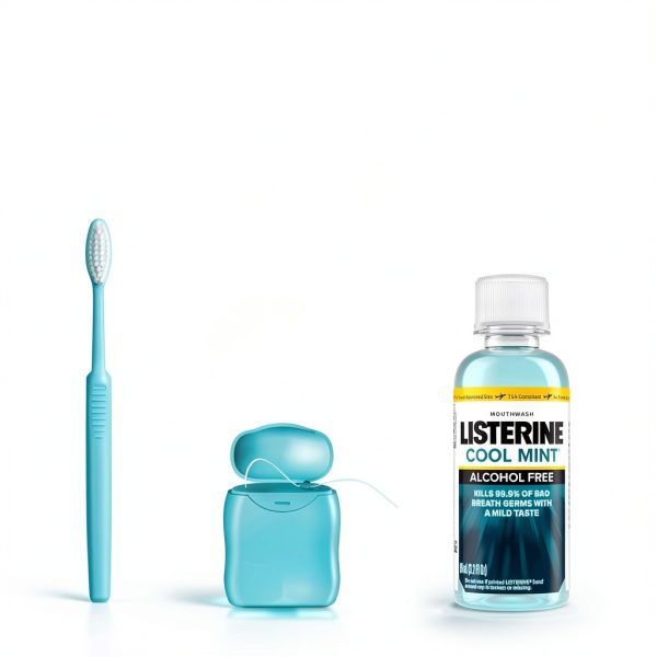 Listerine Zero Alcohol Mouthwash Cool Mint 3.2 fl oz Alcohol-Free Care-5